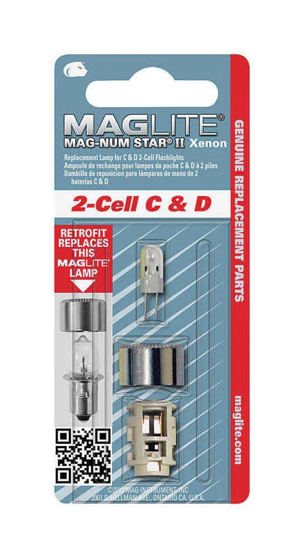 Maglite Xenon 3V Replacement Flashlight Bulb