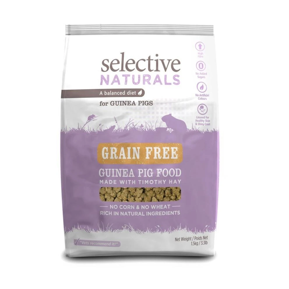 Selective Naturals Grain Free Guinea Pig Food 1.5kg By Supreme Pet Foods