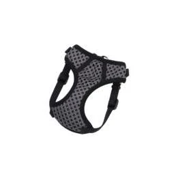 Coastal Pet Products Comfort Soft Sport Wrap Adjustable Dog Harness 3xs 11-13 Inch Girth Grey & Black