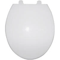 Q-328-WH Toilet Seat Round Poly White