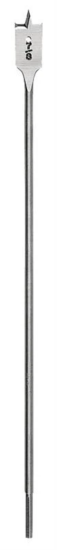 Irwin 88714 Spade Drill Bit, 7/8 in Dia, 16 in OAL, Flat Flute, 1/4 in Dia Shank, Hex Shank