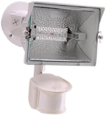 Cooper Lighting MS188W White Motion Activated Halogen Regent Security Flood Light