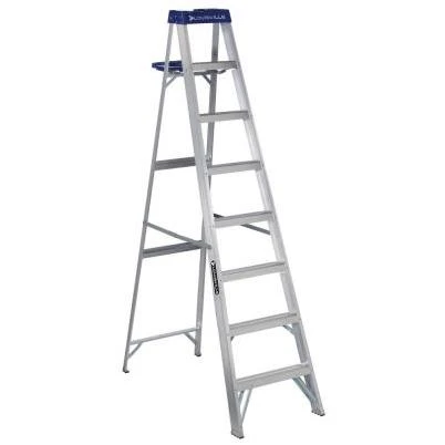8-Ft. Step Ladder, Aluminum, Type I, 250-Lb. Duty Rating