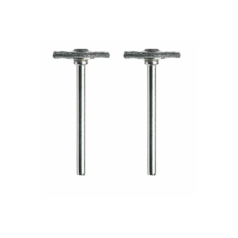 234462 Carbon Steel Brushes&#44; Pack of 2 - 0.75 in.