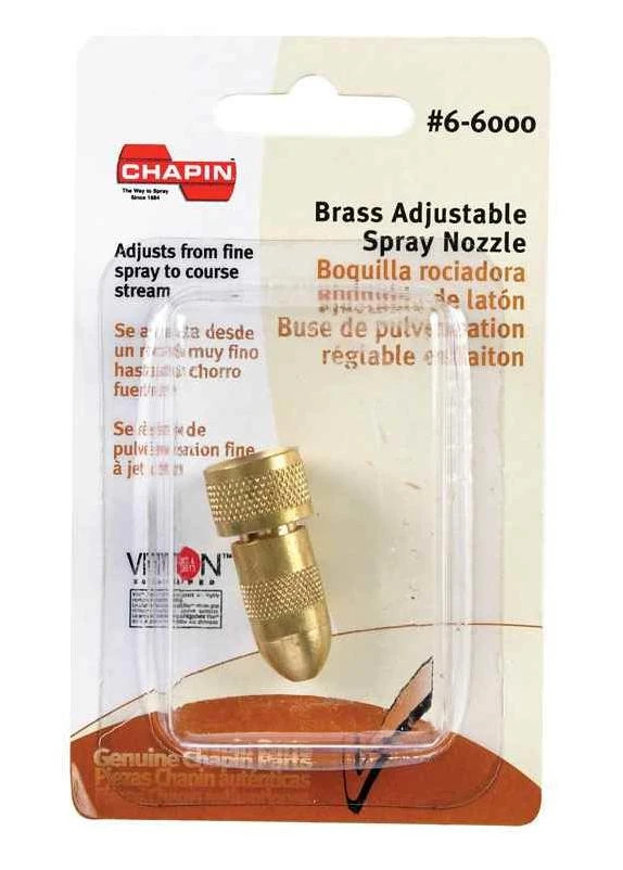Chapin Adjustable Spray Tip Brass Nozzle