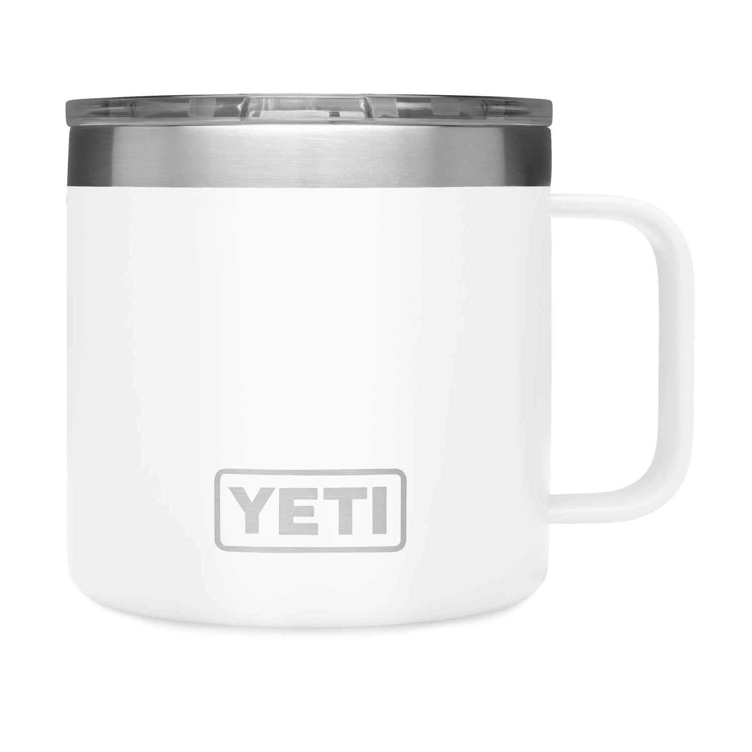 YETI Rambler White Stainless Steel Insulated Mug BPA Free 14 oz.