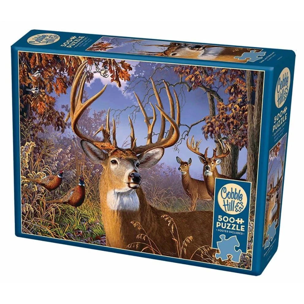 Outset Media OM85054 Deer & Pheasant Puzzle&#44; 500 Piece