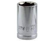 Saw 13mm X 3/8 Inch Drive 6 Point Socket Metric Sk13m