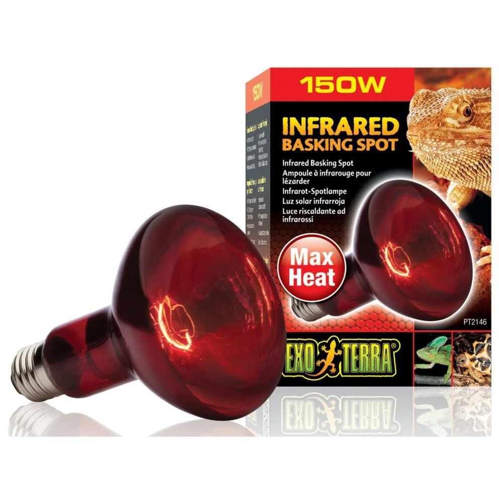 Exo-Terra Infrared Basking Spot Lamp 150W, 150 W / 3.5 IN