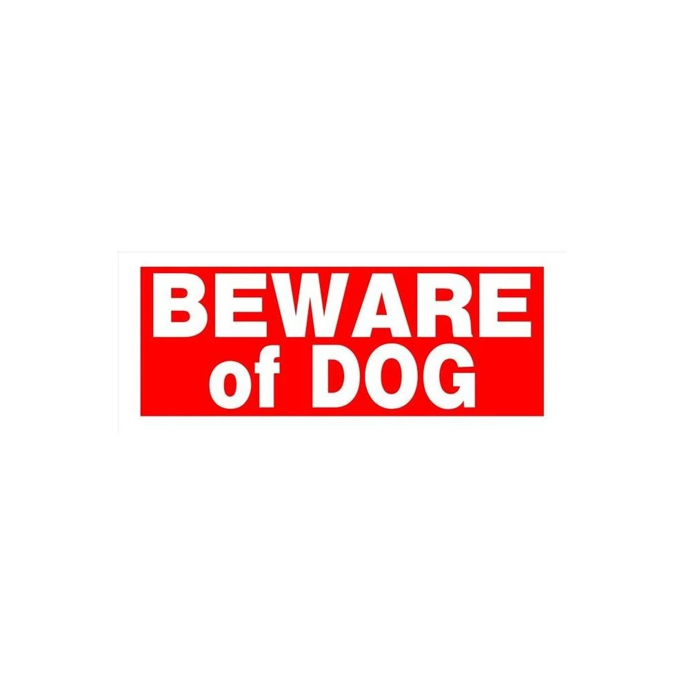 Hillman "Beware of Dog" Plastic Sign
