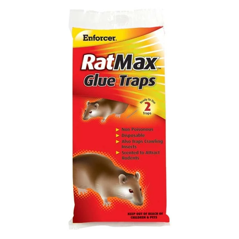 Rm-2 Rat/mouse Glue Traps - 2 Pack, Ratmax Glue Traps