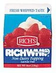 RICHS WHIP LIQUID TOPPING 8OZ
