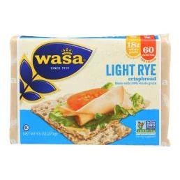 WASA LIGHT RYE BREAD 9.5OZ