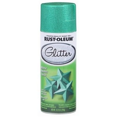 Specialty Glitter Spray Paint, Turquoise, 10.25-oz.