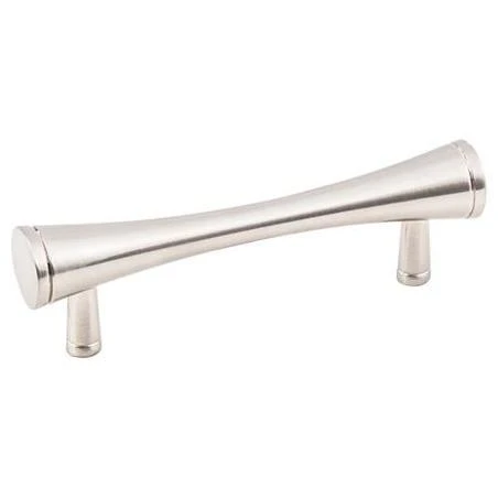 KasaWare 4 In. Overall Length Satin Nickel Fluted Bar Pull (8-Pack)