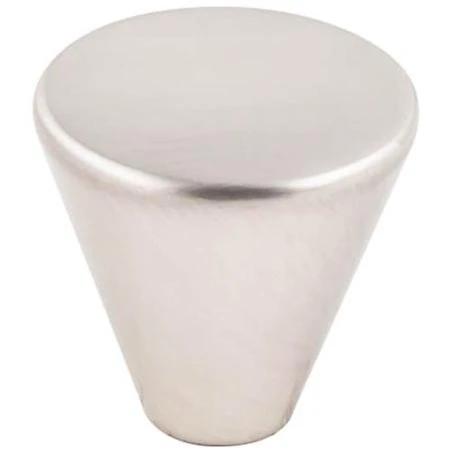 KasaWare 1 In. Diameter Satin Nickel Cone Knob (10-Pack)