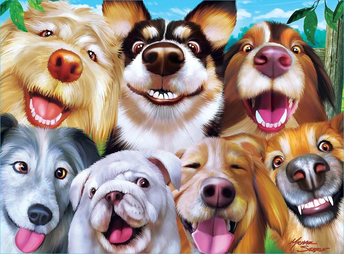 Master Pieces 11915 Selfies Goofy Grins Puzzle - 200 Piece
