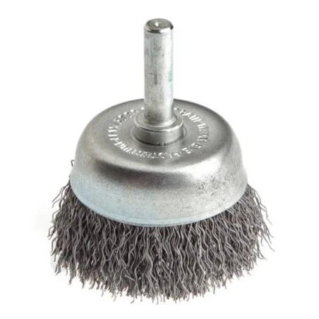 1-1/2 Coarse Crimped Wire w/1/4 Shank Cup Brush Forney 60004 032277600041