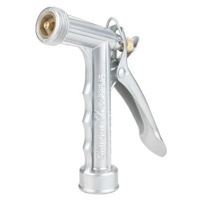 Pistol Grip Hose Nozzle, Threaded Front, Metal