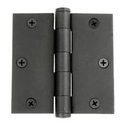 Acorn Tj3bp 3 X 3 Inch Smooth Iron Butt Hinge With Button Tips