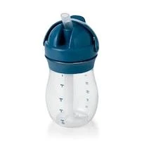 Tot Transitions Straw Cup, 9 Oz, Navy Blue
