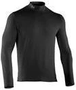 Men's Coldgear Infrared Evo Mock Long Sleeve Shirt - Black/steel