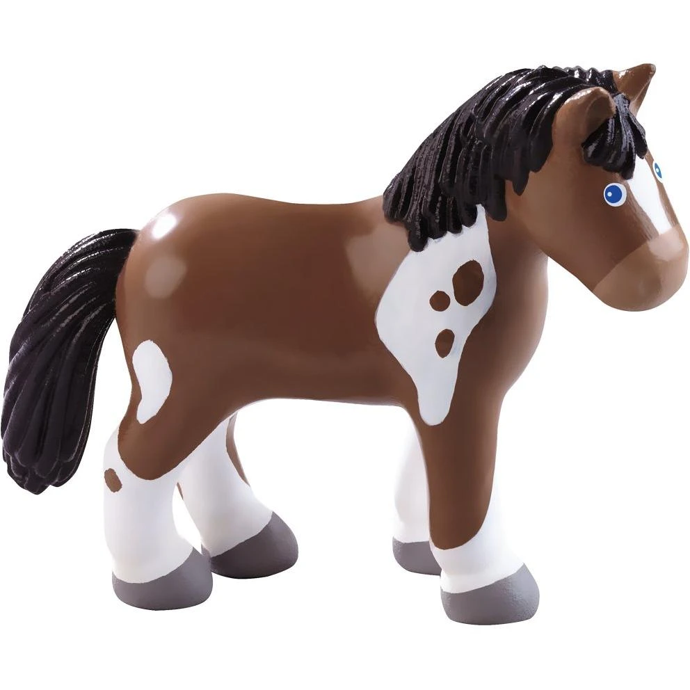 haba little friends tara - 4.5' apaloosa poseable bendy toy horse figure