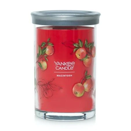 Yankee Candle Macintosh Signature 2-Wick Tumbler Candle, Multicolor