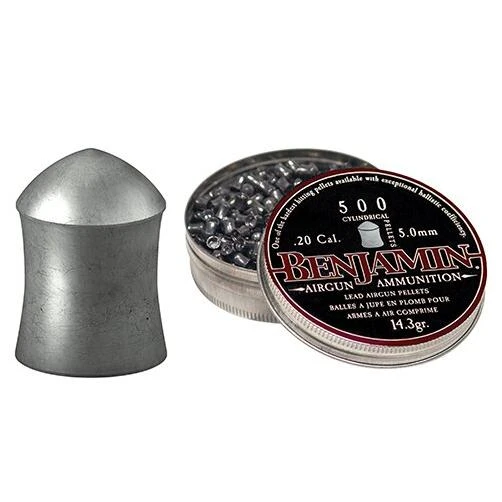 Benjamin Sheridan P50 Pellets 20Pel Cylindrical Tin 500 & Tin