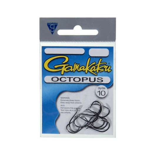 Gamakatsu 02409 Octopus Hook Ns Black 2 Fishing Hook