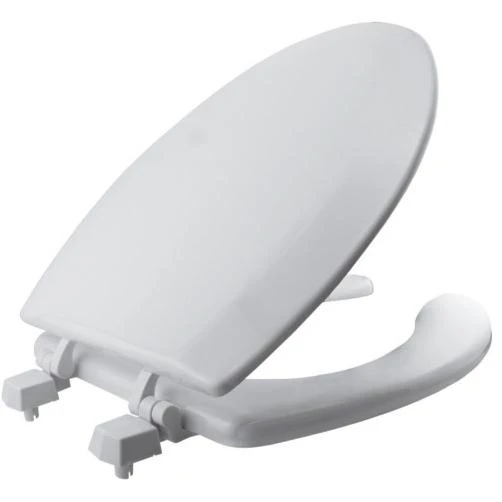 1440-000 Commercial Wood Elongated Toilet Seat With Dial-on Hinges