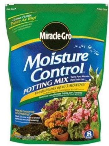 Moisture Control Potting Mix, 16 Quart Bag For Optimal Plant Growth