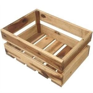 AWP413205 Crate-Style Wood Planter, 20.5 x 10.25-In. - Quantity 1