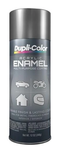 Krylon DA1684 12 oz Dupli Color General Purpose Enamel Paint Chrome Aluminum