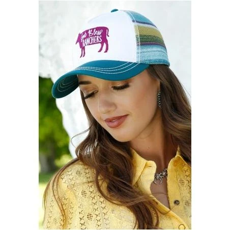 Ladies Cruel Girl God Bless Ranchers Ball Cap CCC0041023