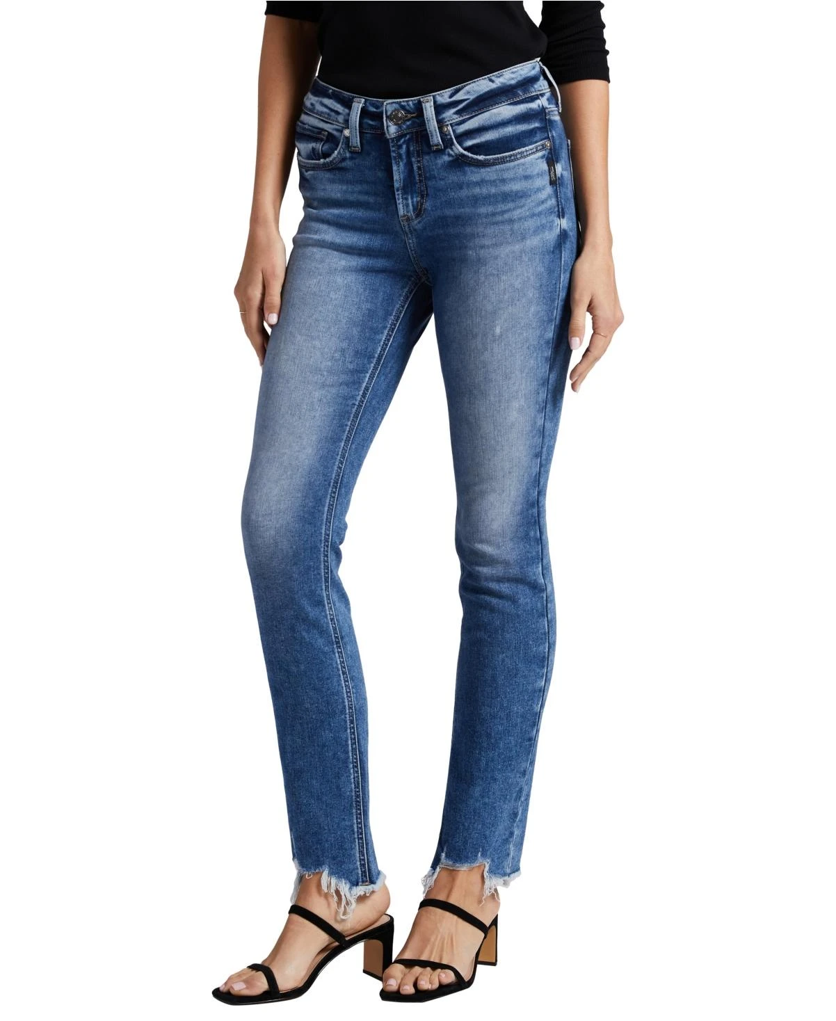 Silver Jeans Co. Suki Straight Leg Jeans in Indigo at Nordstrom, Size 33 31