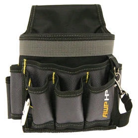 TRUE VALUE AWP Ballistic Nylon Electrician Tool Pouch AWP Mini Electrician Tool Pouch Black Gray Jerome Valley Wide Country Store