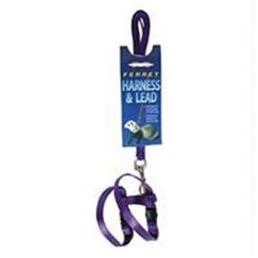 Marshall Ferret Harness And Lead Set - Purple Color For Small Pets