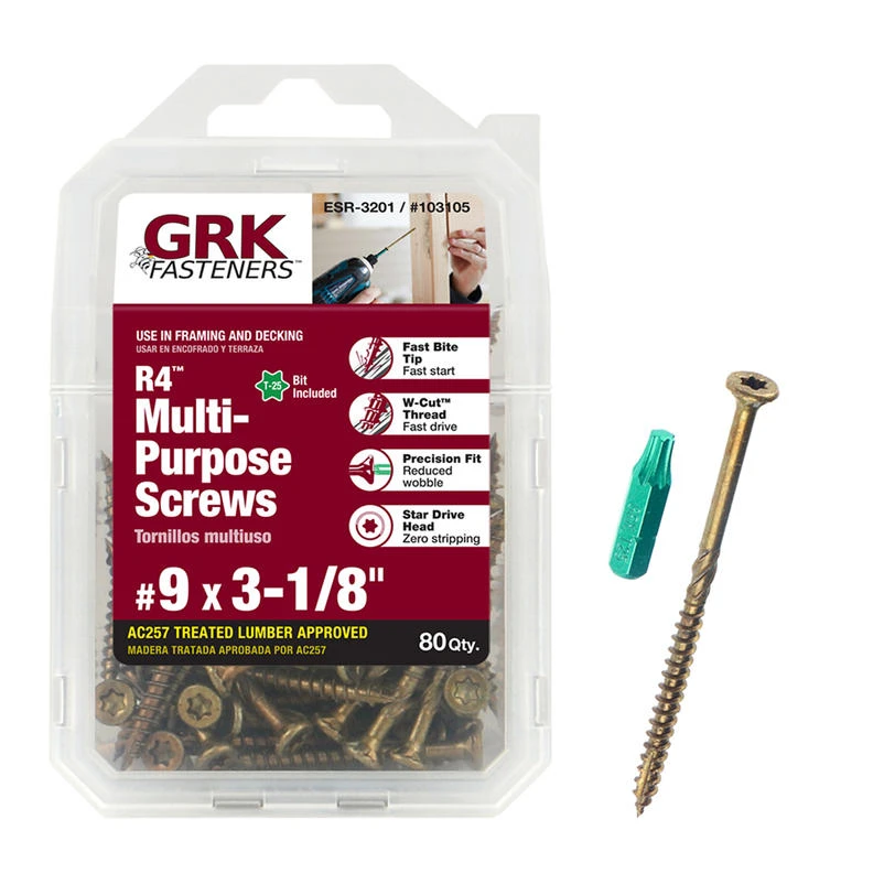SCREWS STL 3-1/8"L 80PK