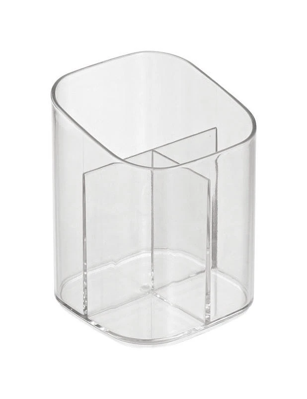 iDesign Clear Cosmetic Organizer 4.5 in. H X 3.5 in. W X 3.5 in. D