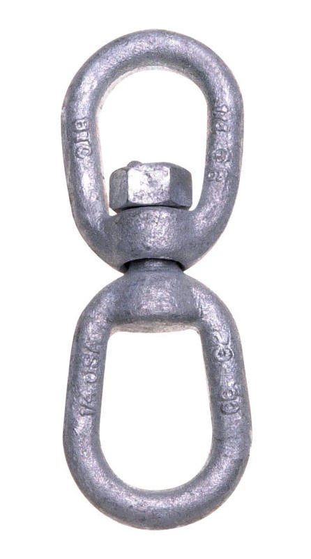 Campbell Galvanized Forged Steel Eye and Eye Swivel 2250 lb