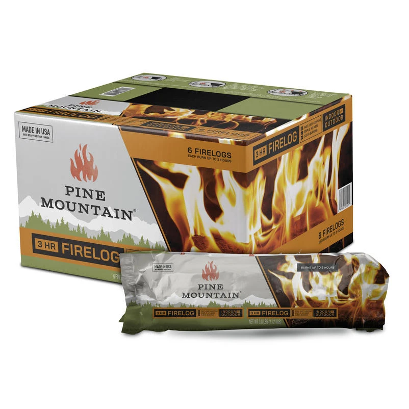 Pine Mountain Fire Log 6 PK