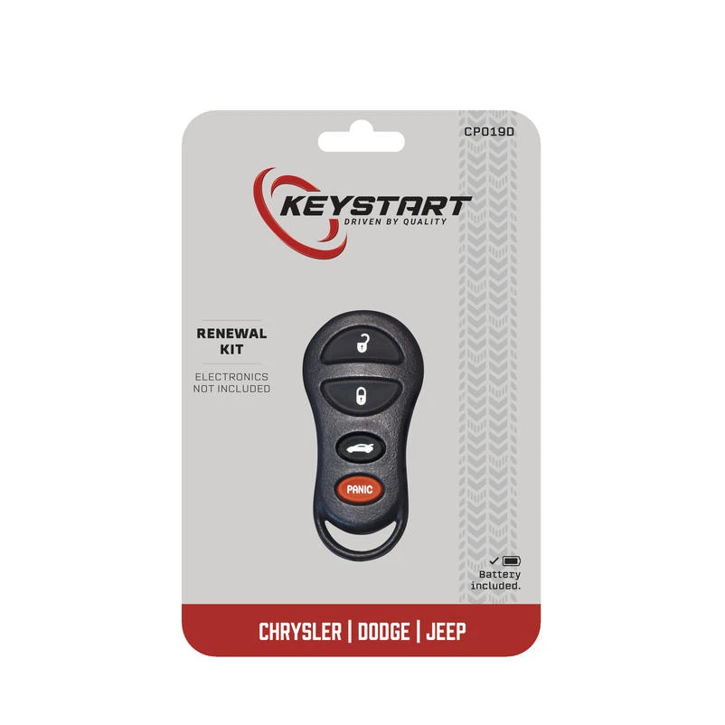 KeyStart CP019 Renewal KitAdvanced Remote Automotive Remote HD Key Remote Only Single For Chrysler D