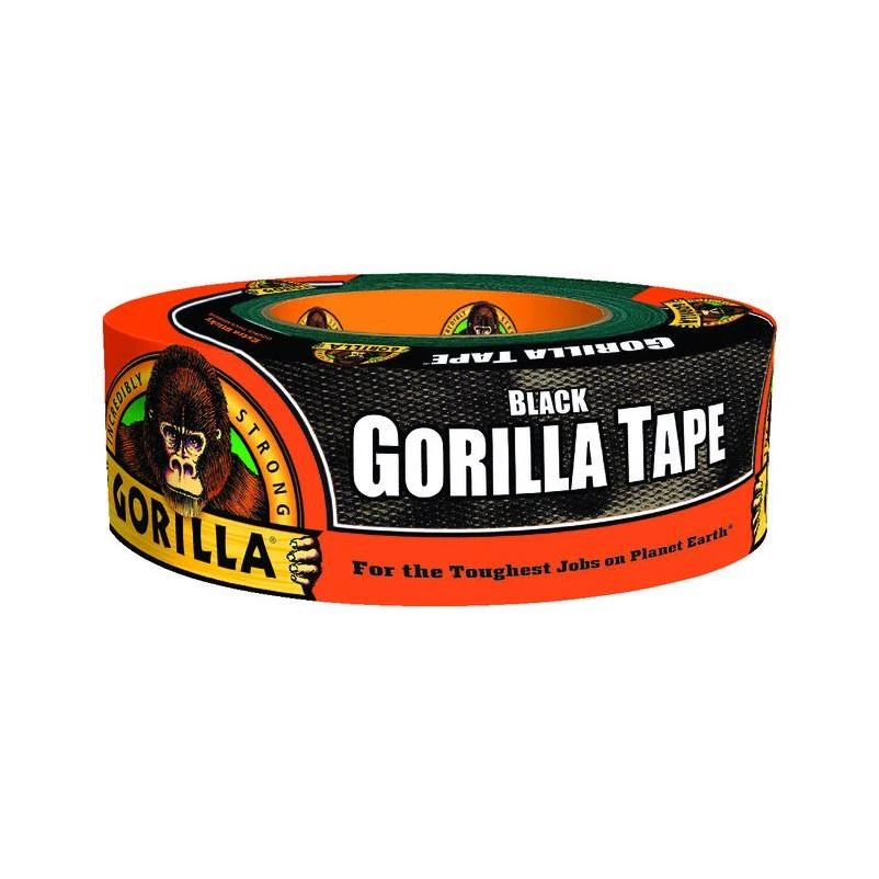 Gorilla 1.88 in. 31 W X 35 yd L Black Duct Tape