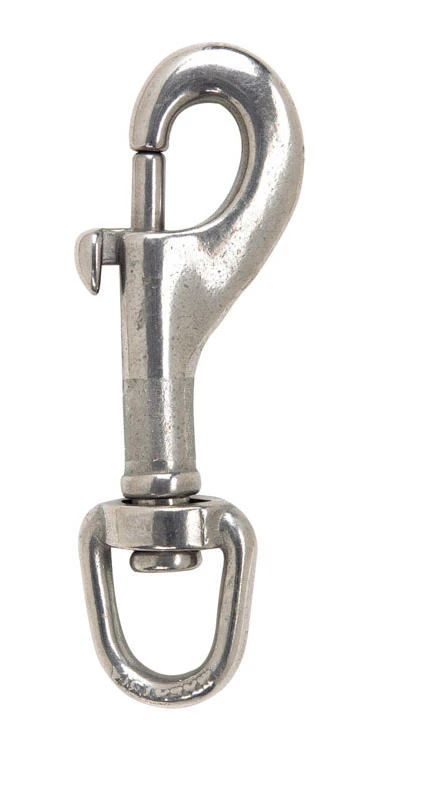 Campbell 1/2 in. D X 3-5/16 in. L Polished Stainless Steel Round Swivel Eye Bolt Snap 170 lb