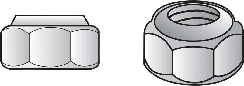 Hillman 3/8 in. Stainless Steel SAE Nylon Lock Nut 50 pk Hillman 3/8 in. Stainless Steel SAE Nylon Lock Nut 50 pk