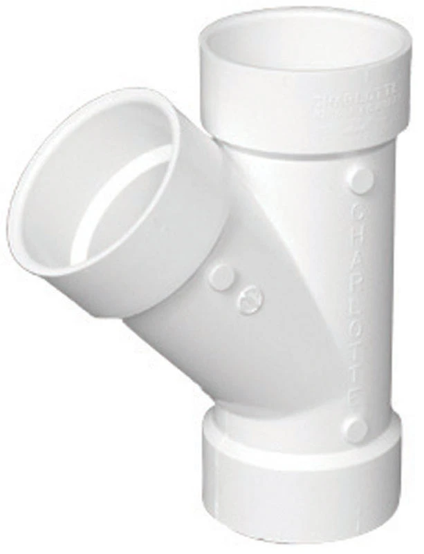 Y 45 PVC DWV 3"