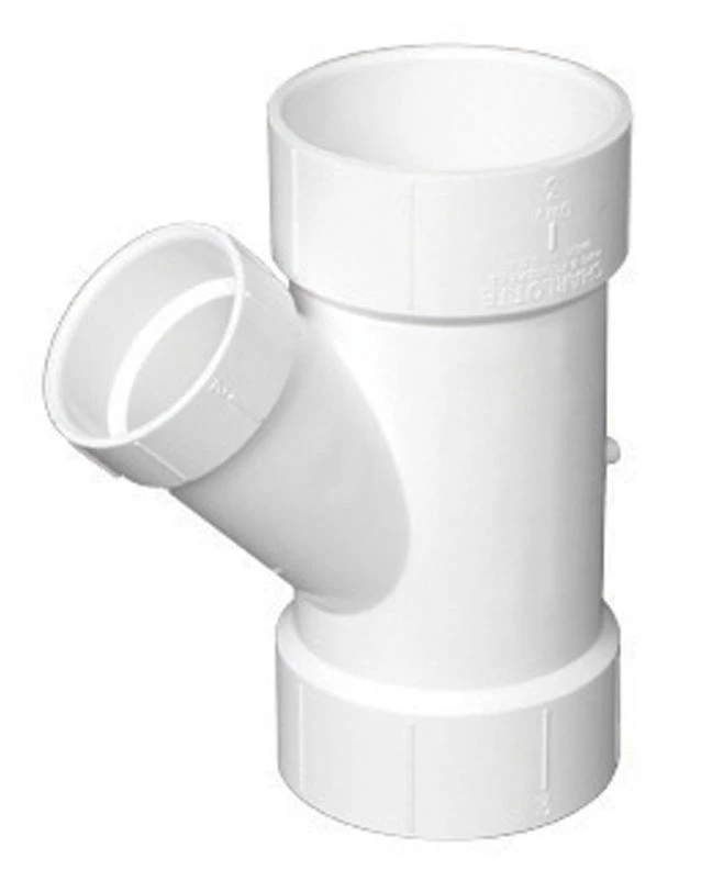 Y 45 PVC SCH40 4S4SX3"S