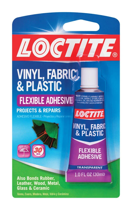 Loctite Vinyl, Fabric & Plastic High Strength Polyurethane Flexible Adhesive 1 oz
