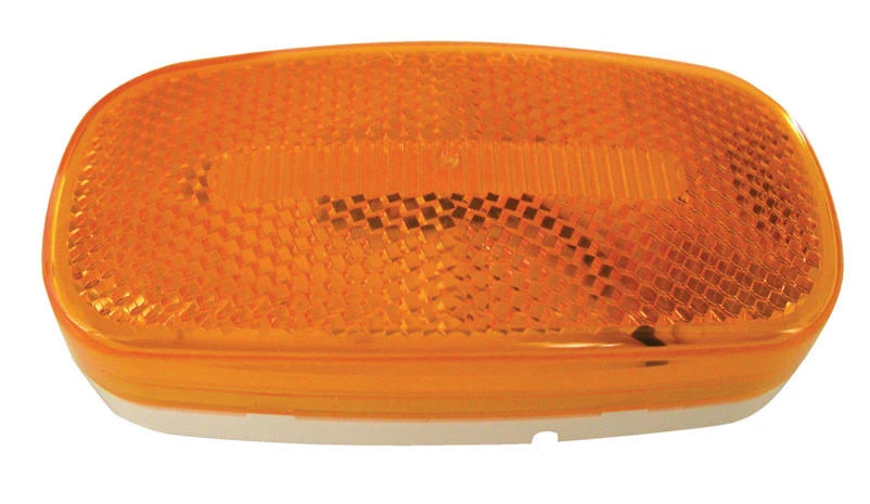 Peterson Piranha Amber Oval Clearance/Side Marker LED Light